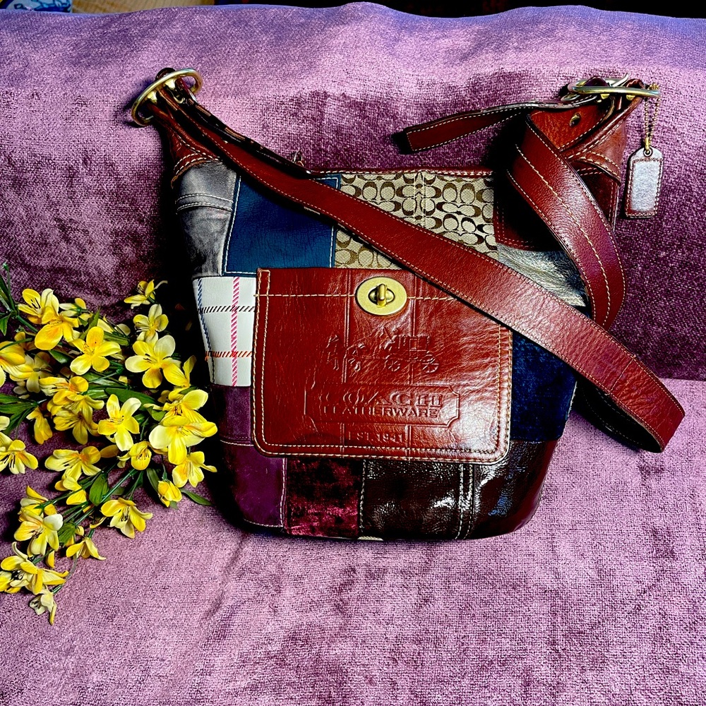 Coach Holiday Patchwork Bleeker Duffle